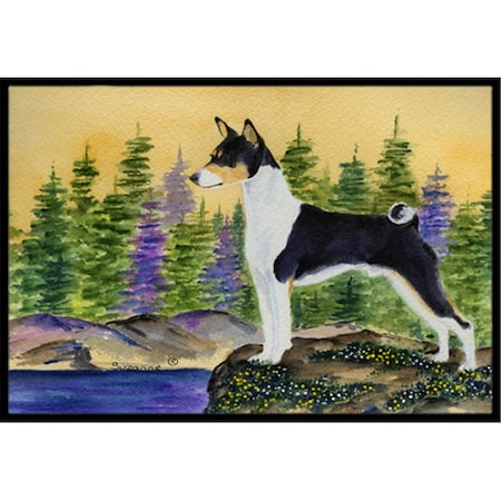 Carolines Treasures 18 x 27 in. Basenji Indoor Outdoor Mat SS8201MAT